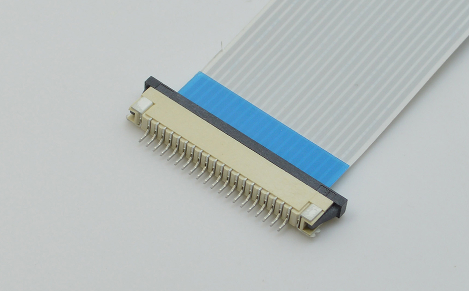 fpc連接器pcb封裝 1mm-fpc連接器1.0fpc連接器下接-宏利