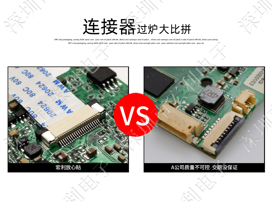 宏利丨FFC/FPC軟排線連接器 FPC插座 間距0.5mm-64p H2.0翻蓋下接