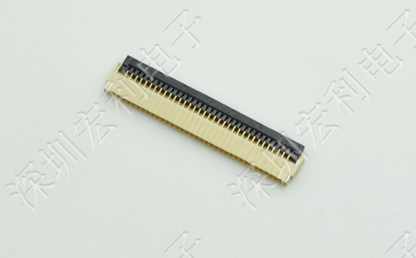 FPC/FFC轉(zhuǎn)接板 軟排線連接器 0.5MM 1.0H厚10P后鎖翻蓋式上下接觸